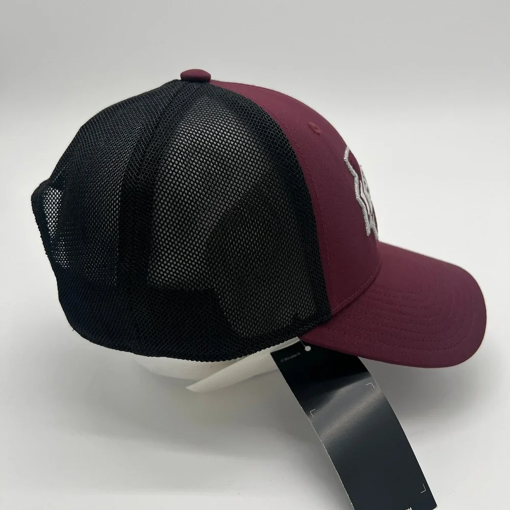 Adidas‎ Mississippi State Maroon Black Trucker Hat Cap NCAA Baseball